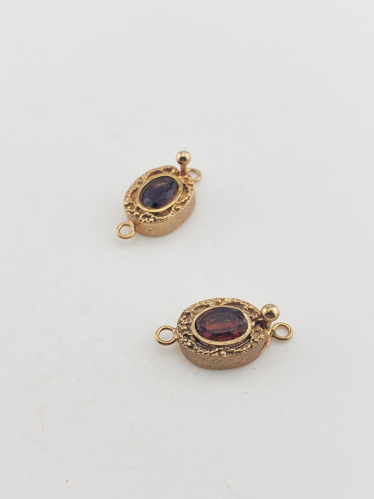 Vermeil Clasp w/ Stone
