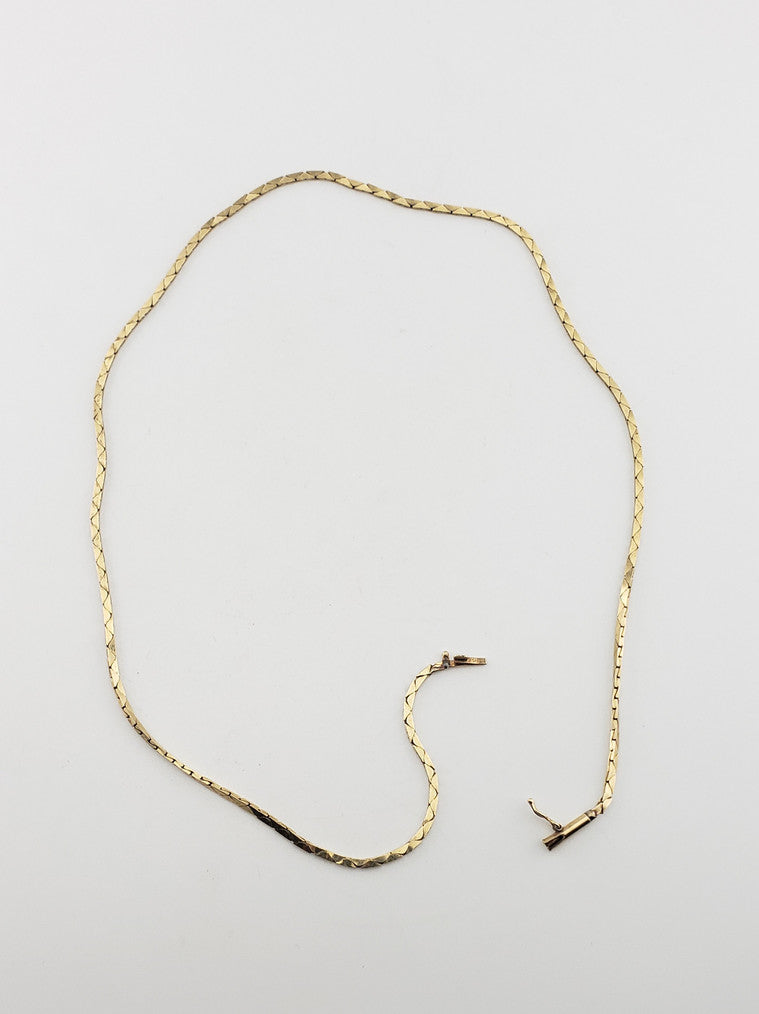 Flat Triangle Link Chain