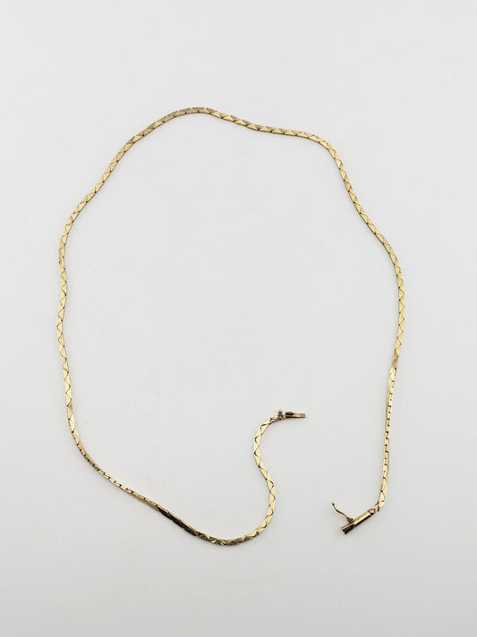 Flat Triangle Link Chain