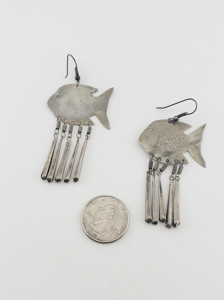 SS White Bass Earrings
