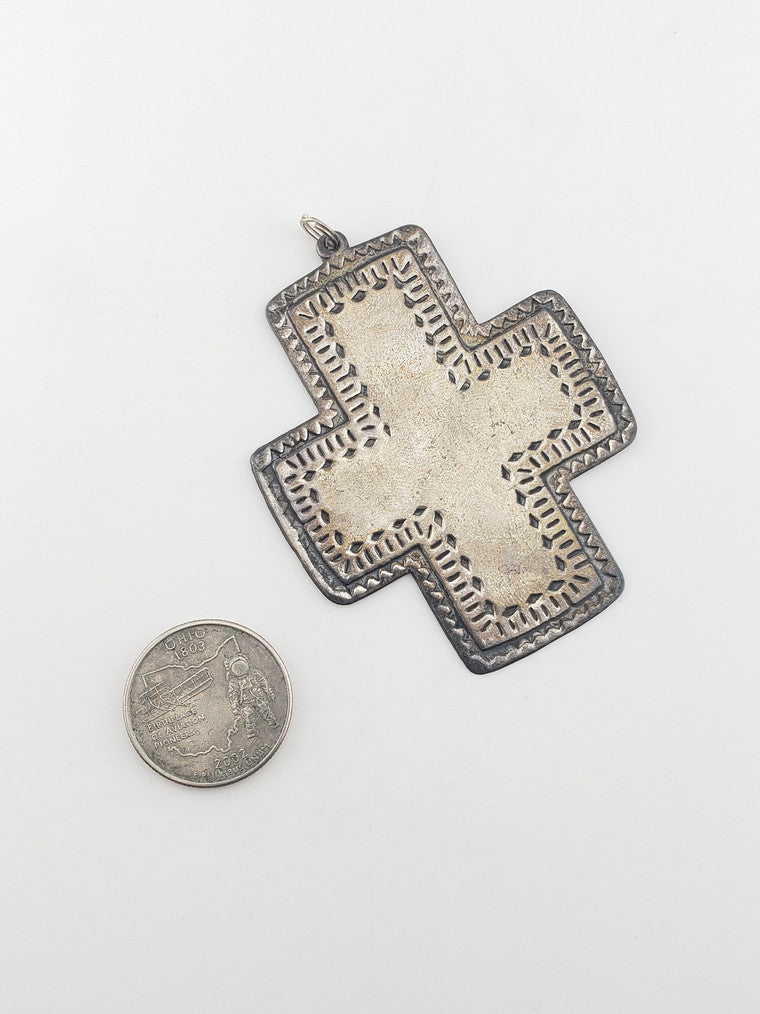SS Cross Pendant #12
