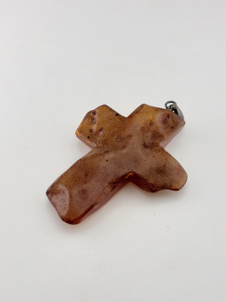 Natural Amber Cross