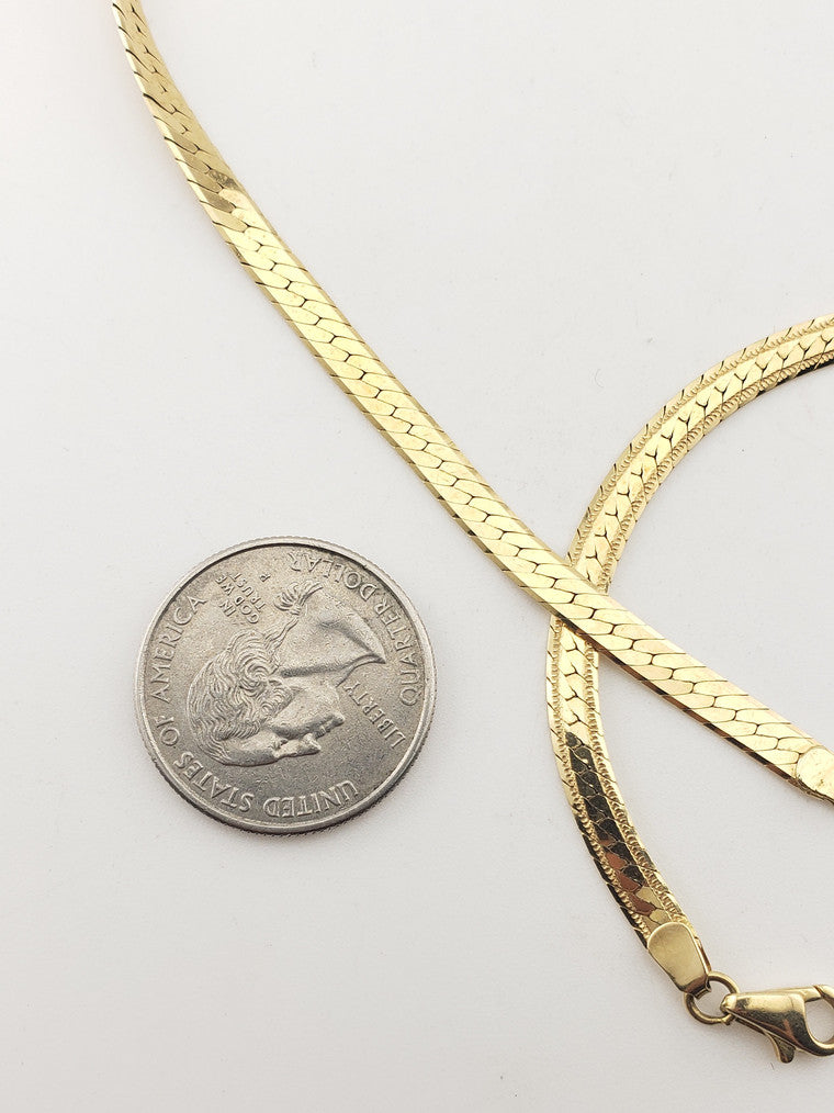Herringbone Chain Necklace