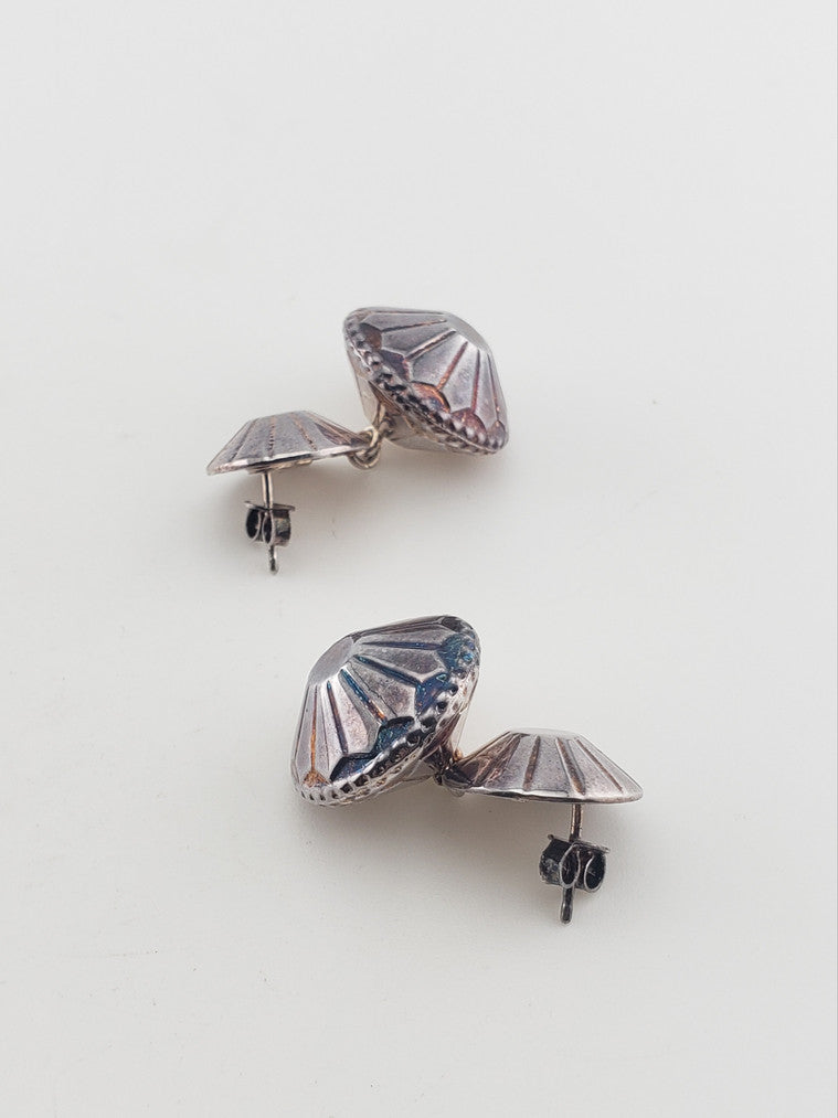 SS Double Basket Drop Earrings