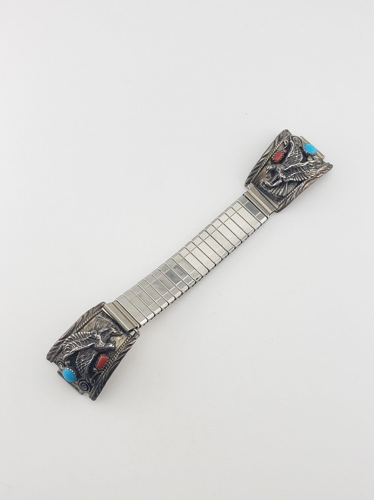 SS Vintage Native American Watch Band