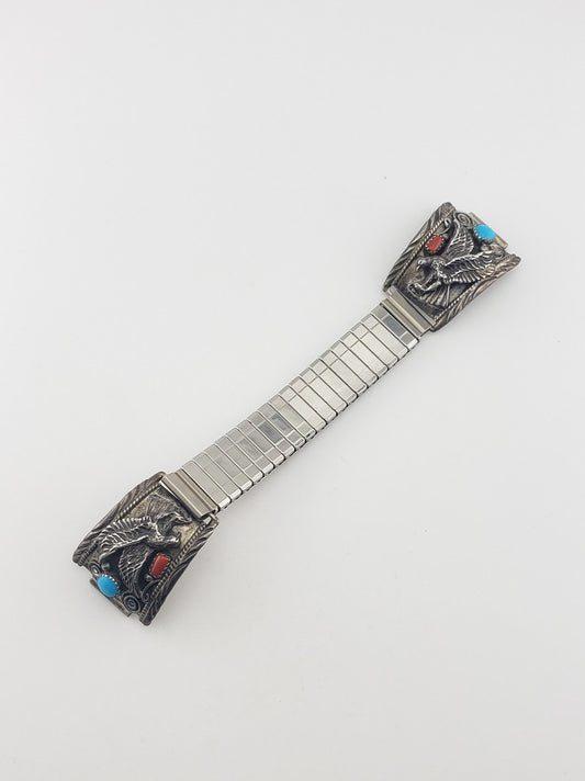 SS Vintage Native American Watch Band