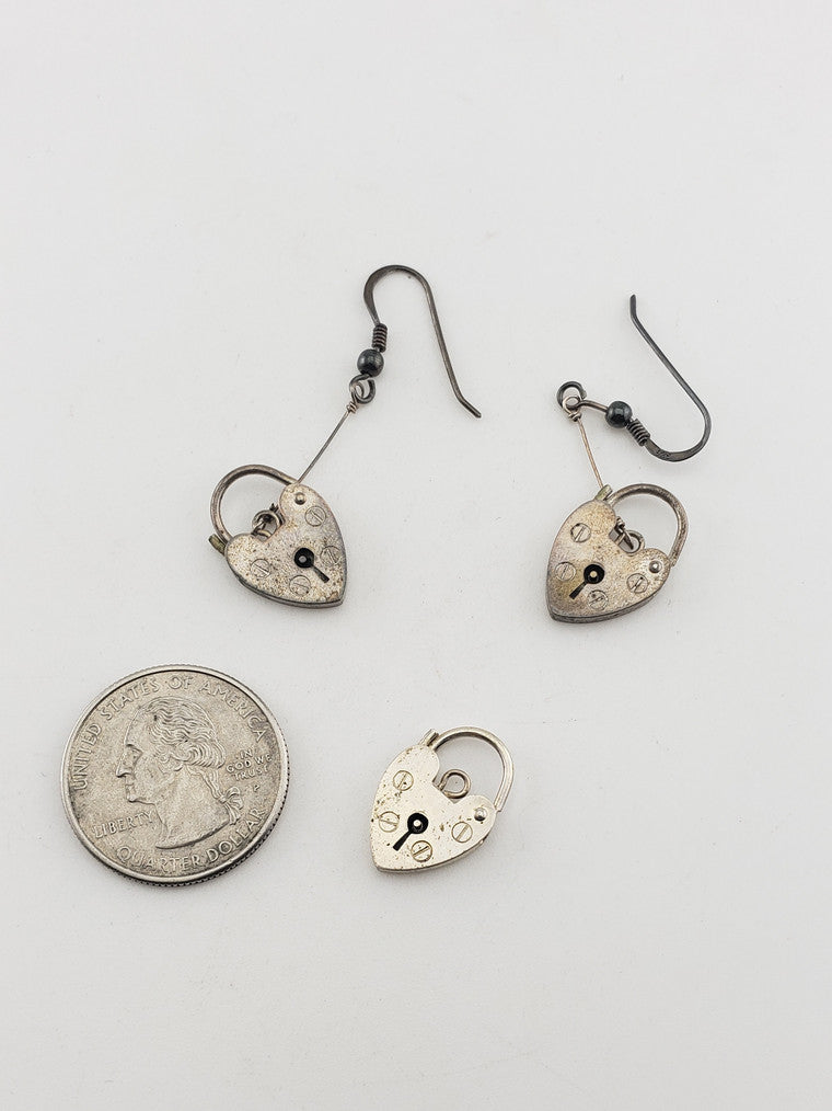 SS Heart Locket or SS Heart Earring
