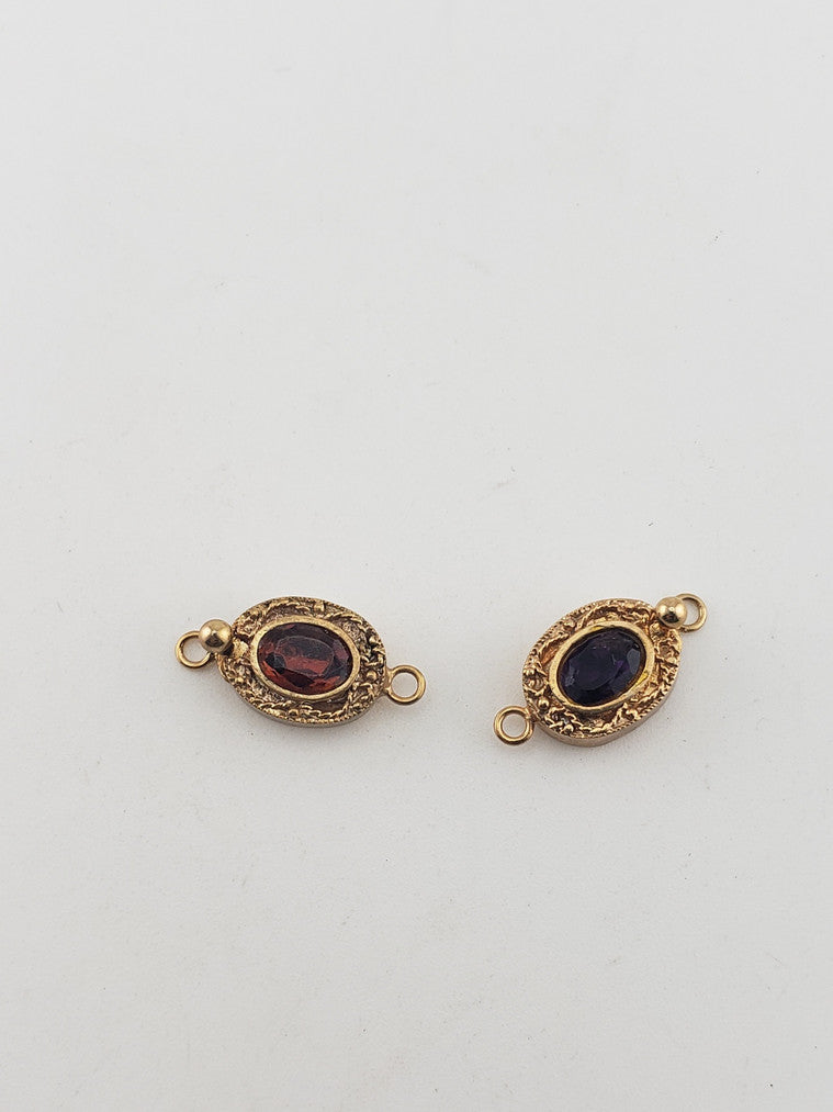 Vermeil Clasp w/ Stone