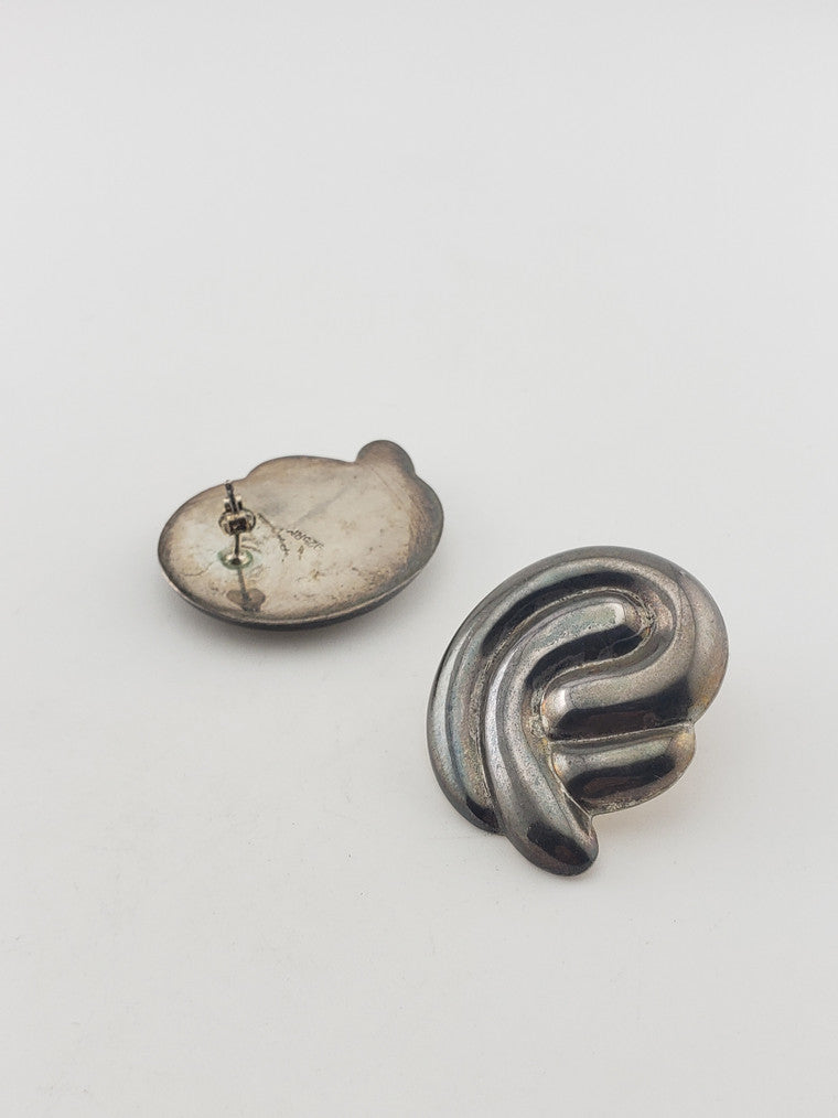 SS Swirl Earrings