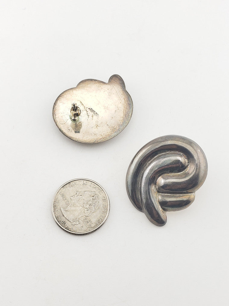 SS Swirl Earrings