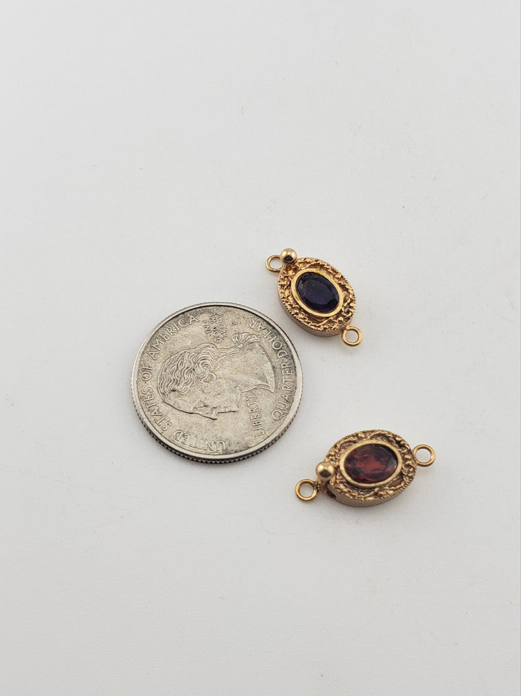 Vermeil Clasp w/ Stone