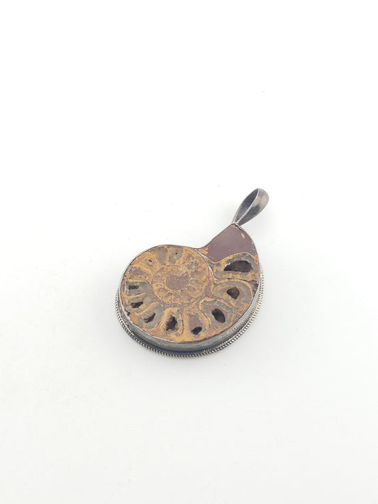SS Ammonite Pendant