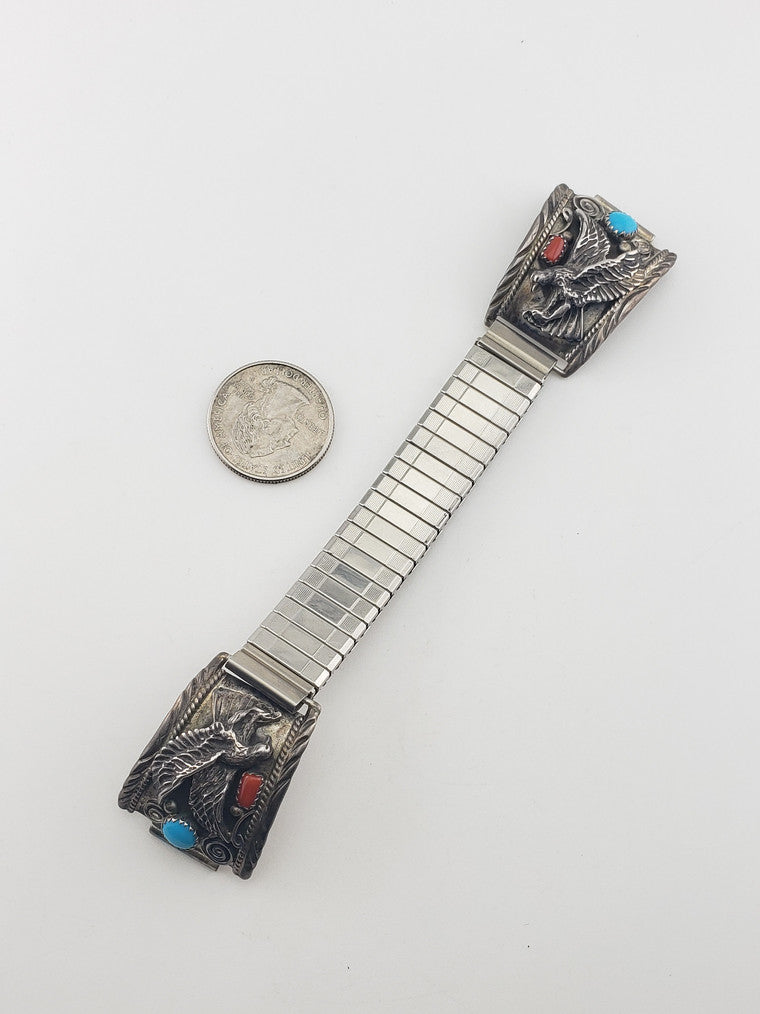 SS Vintage Native American Watch Band