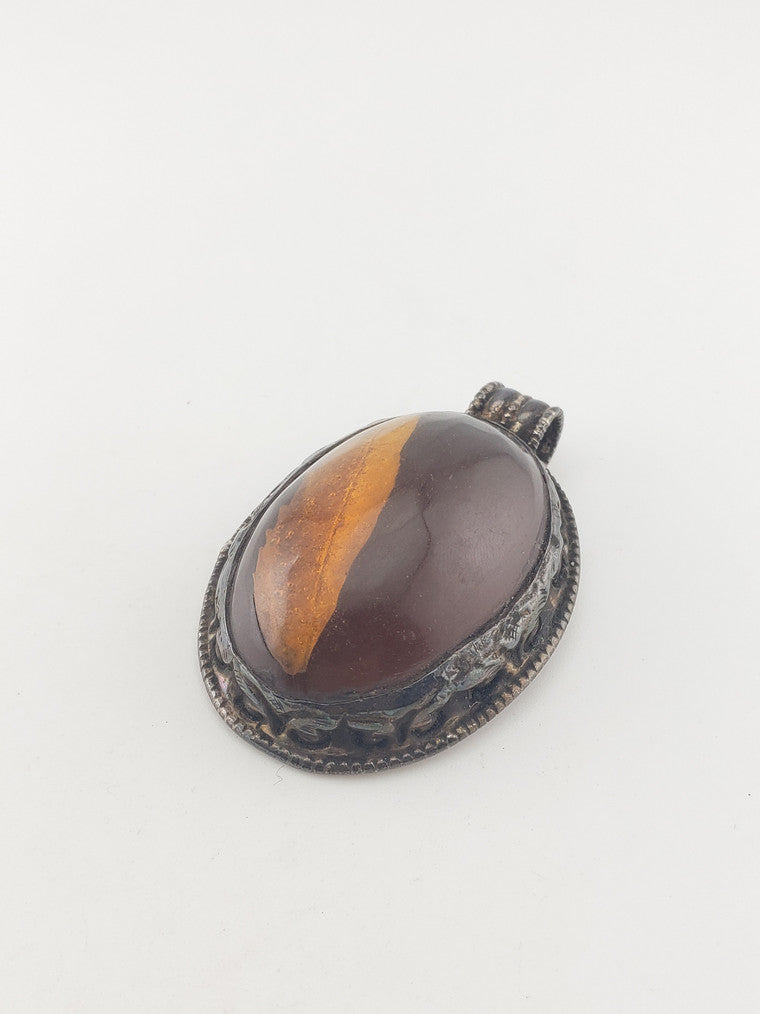 SS Tibet Amber Bird Pendant