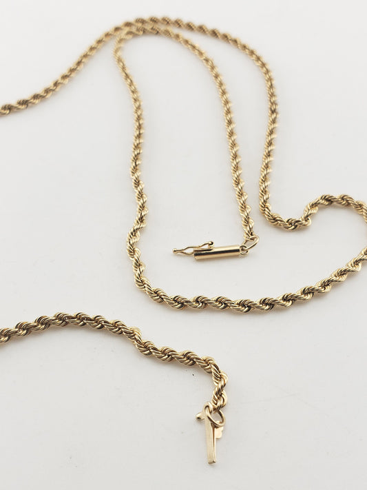 24” Rope Chain Necklace