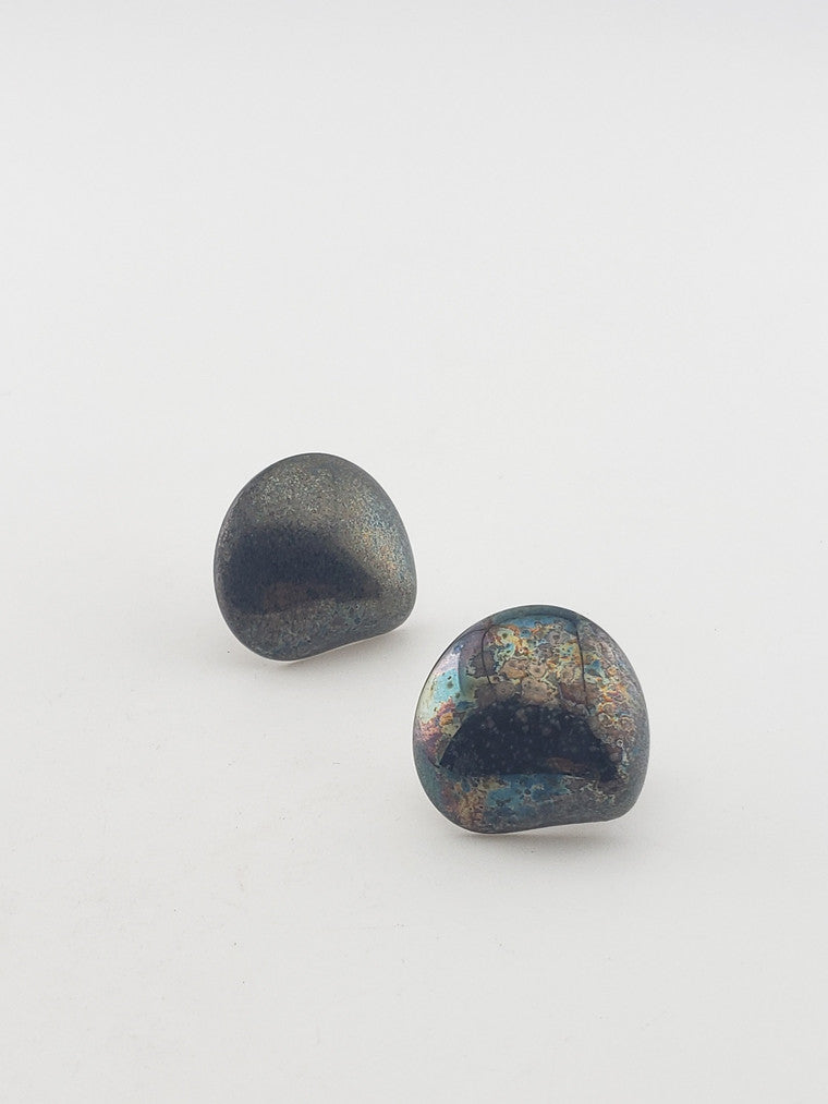 SS Puffy Bean Earrings