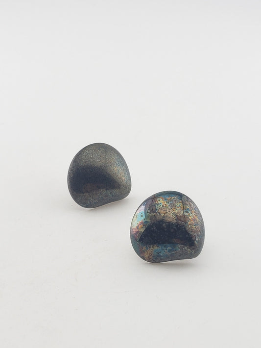SS Puffy Bean Earrings