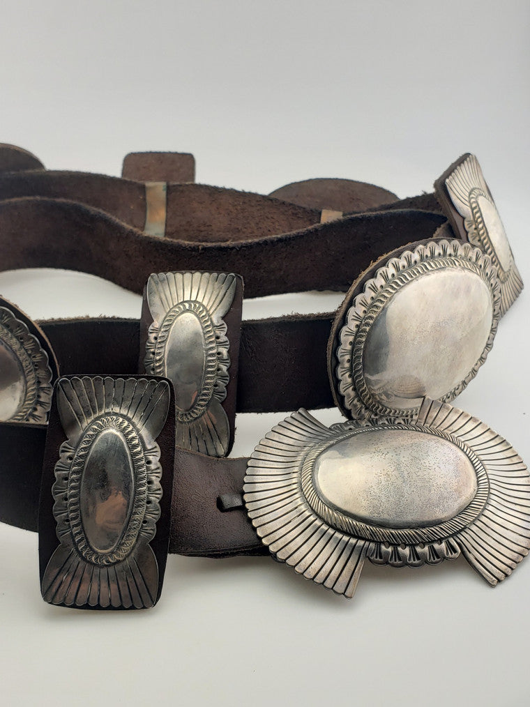 Sterling Brown Leather Belt