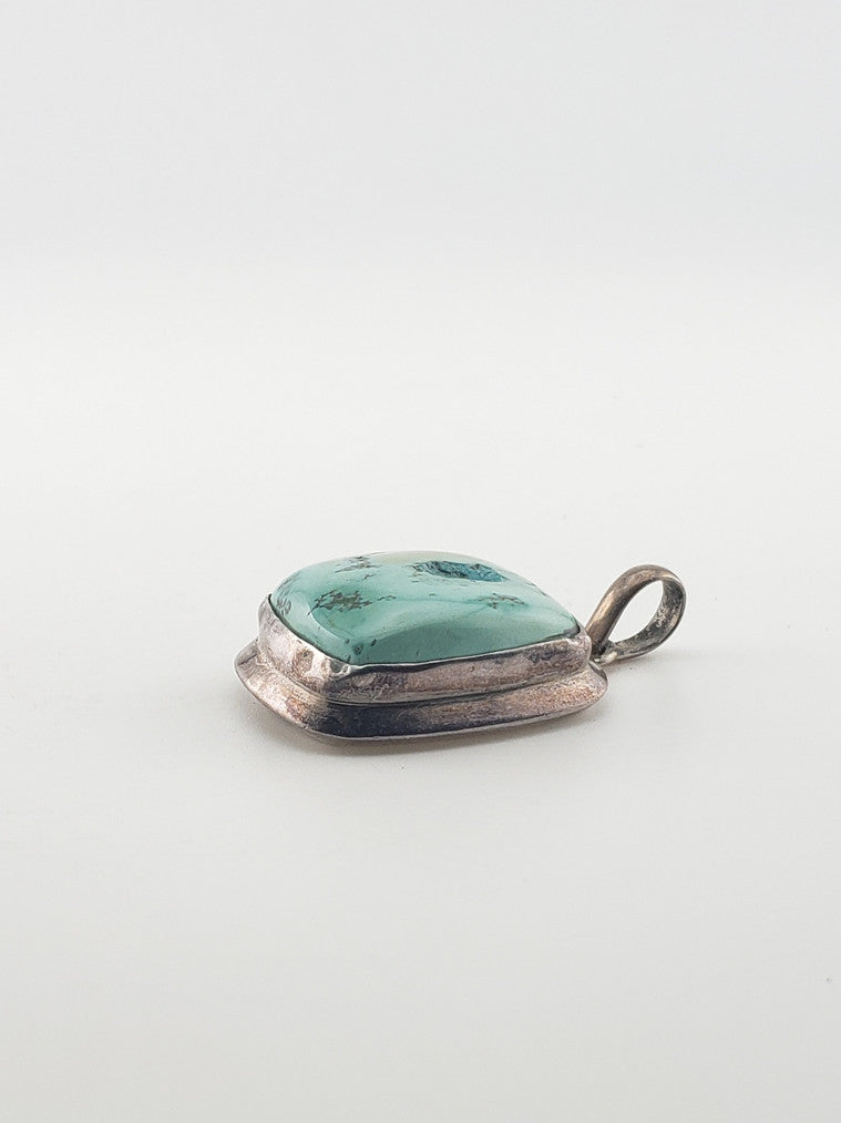 SS Turquoise Pendant