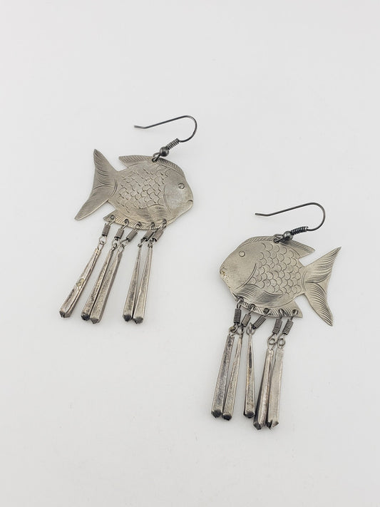 SS White Bass Earrings