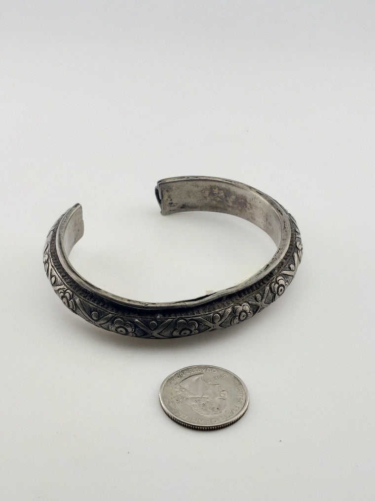 Antique Chinese Coin Silver Bracelet