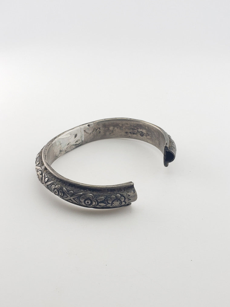 Antique Chinese Coin Silver Bracelet