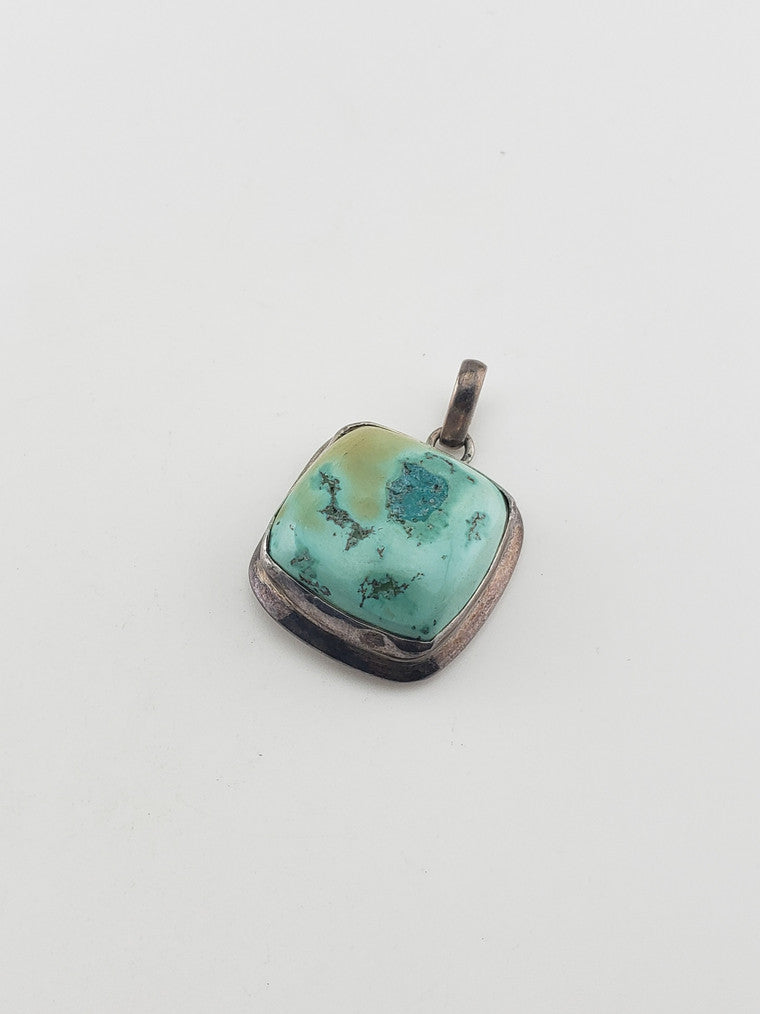 SS Turquoise Pendant