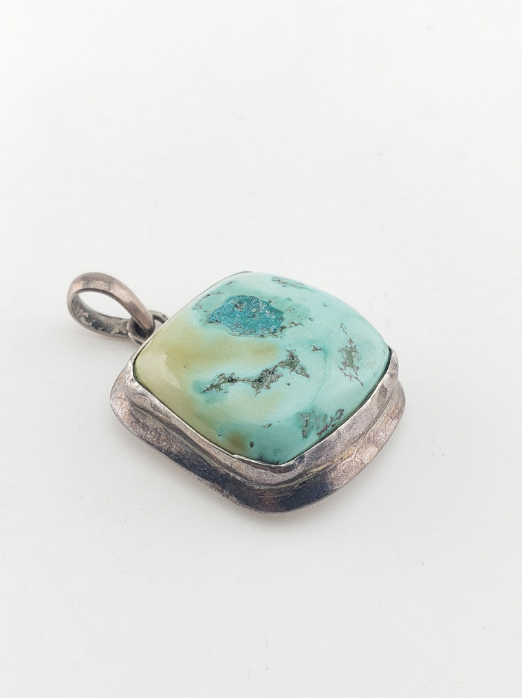 SS Turquoise Pendant