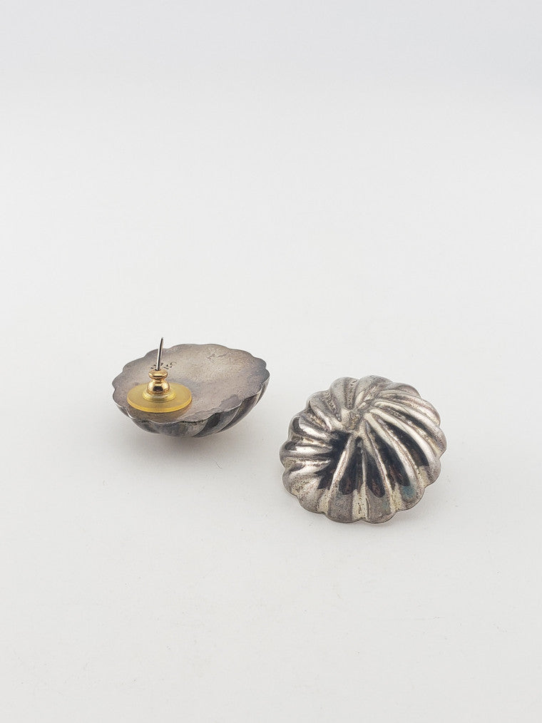 SS Fluted Earrings