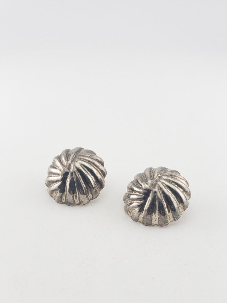 SS Fluted Earrings