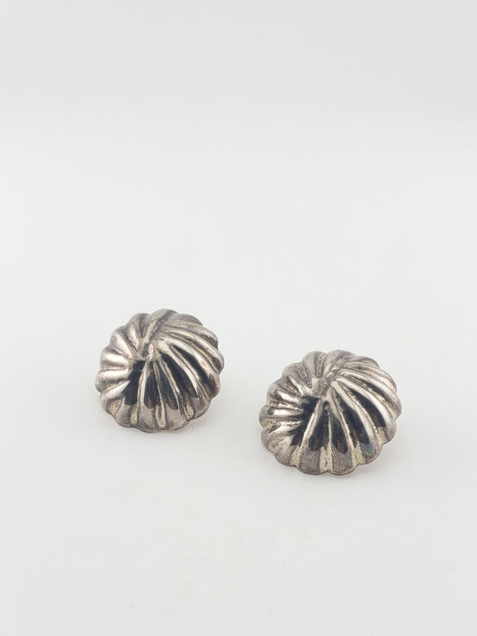 SS Fluted Earrings