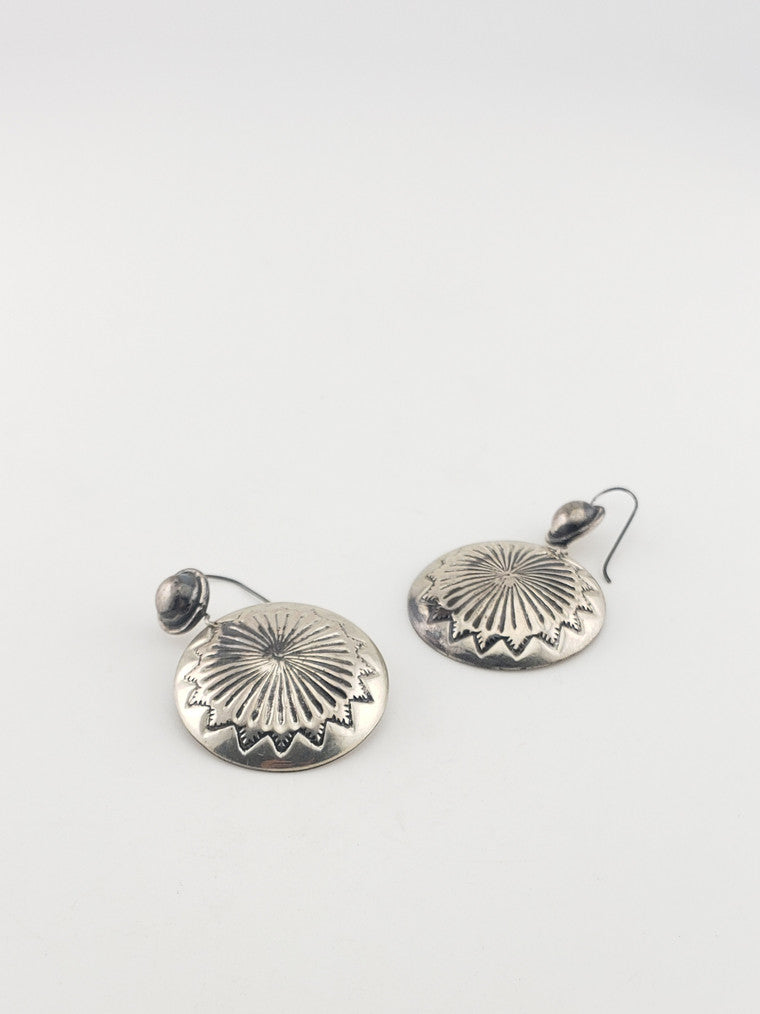 SS Concho Dangle Earrings