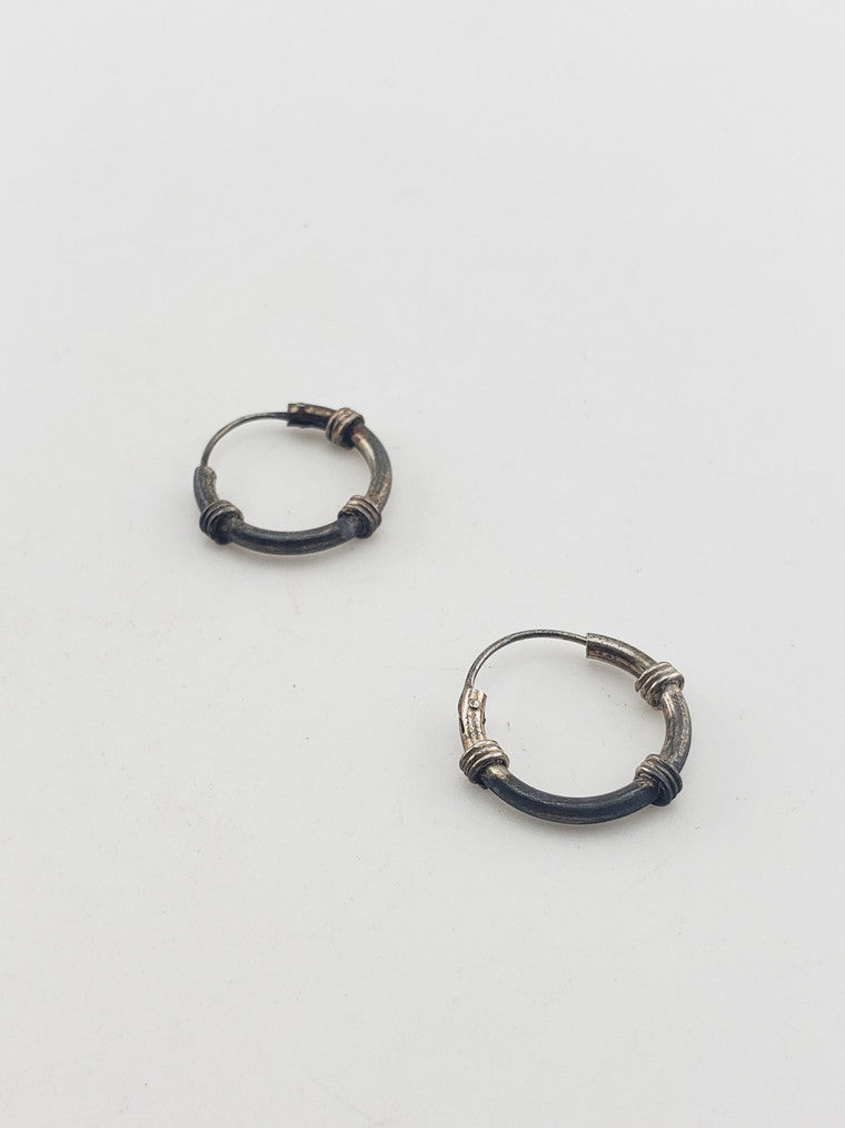 SS Rope Loop Earrings