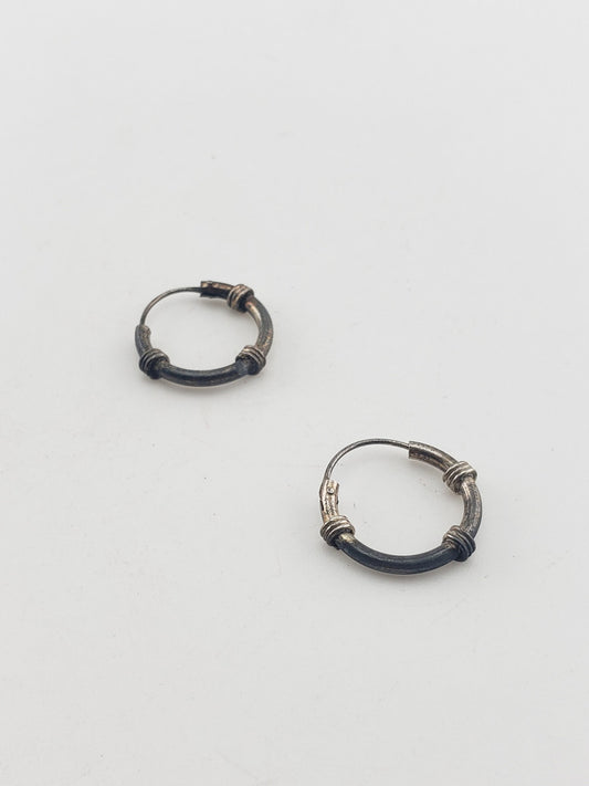 SS Rope Loop Earrings