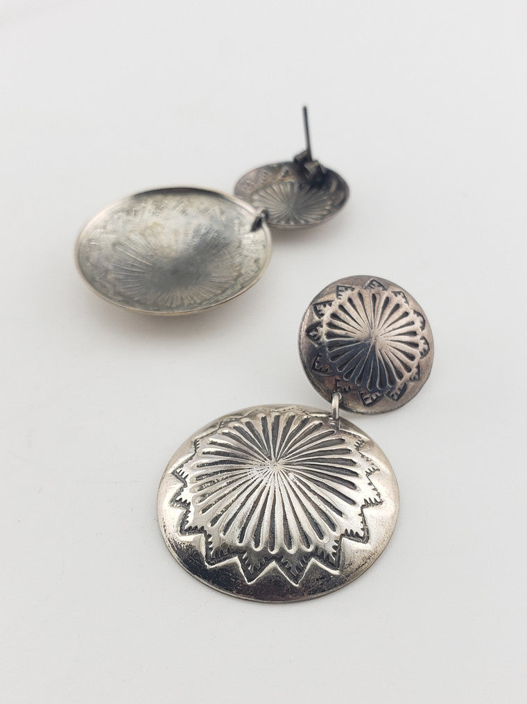 SS American Indian Drop Earrings