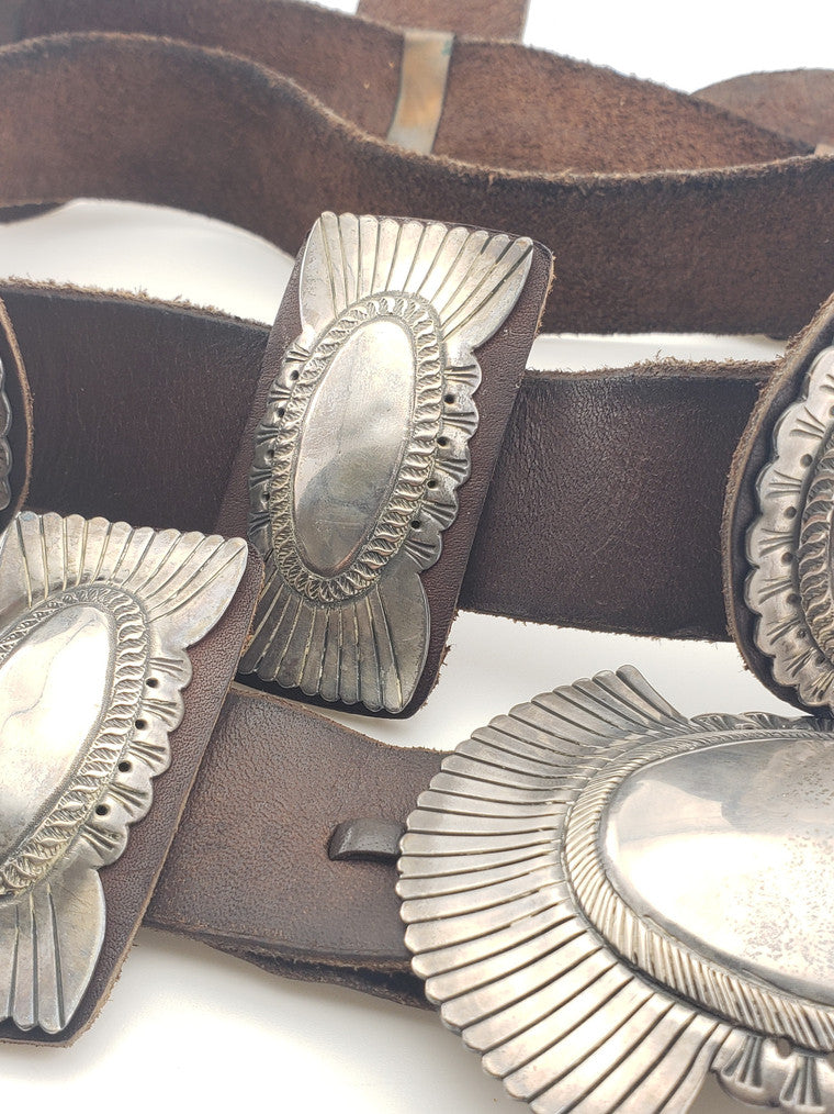 Sterling Brown Leather Belt