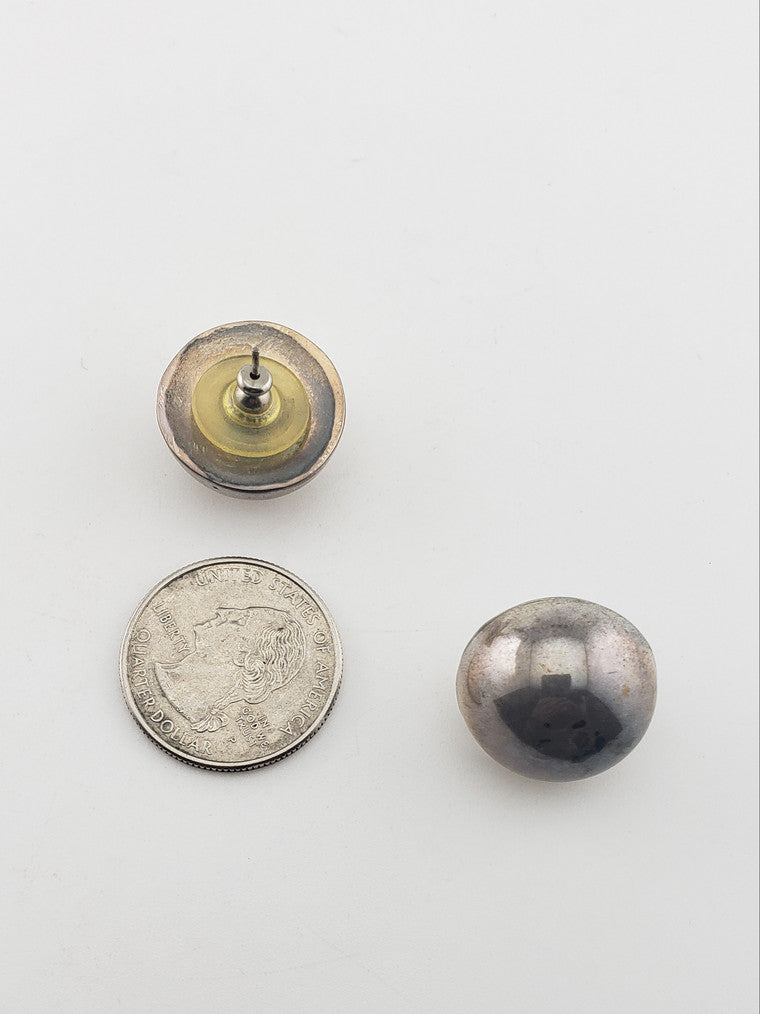 SS 1/2 Ball Earrings