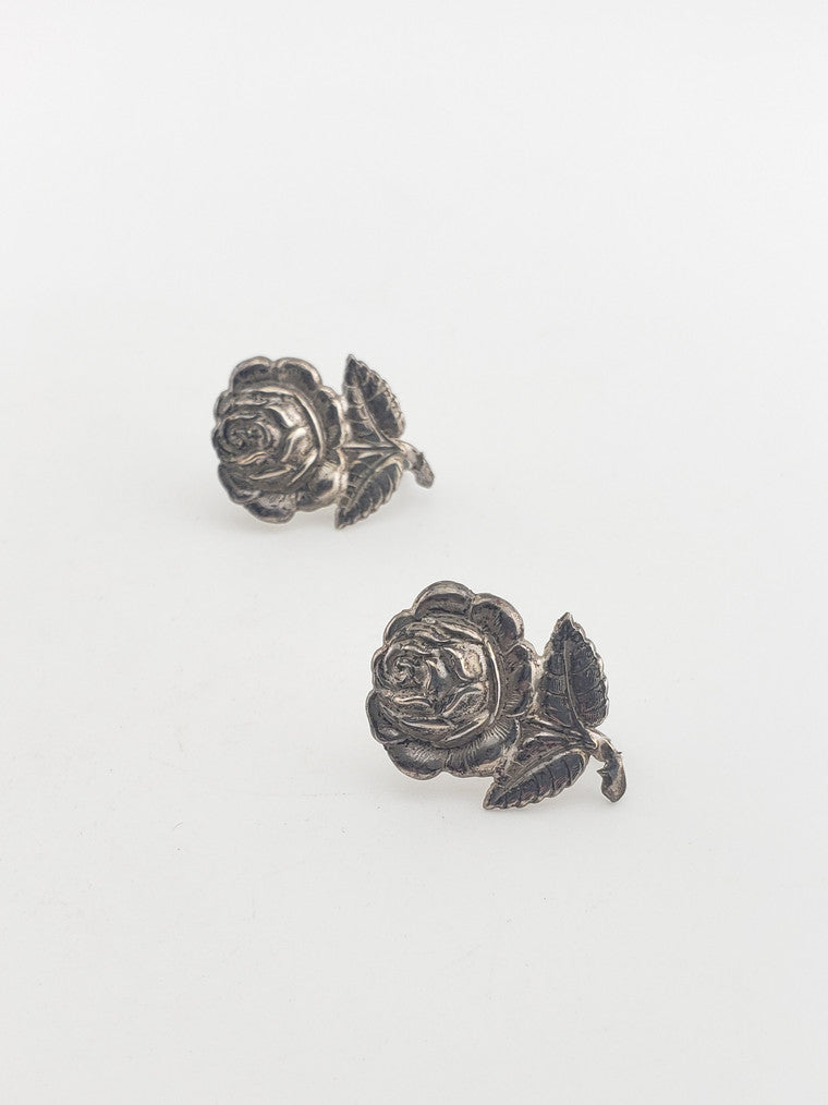 Old SS Flower Earrings