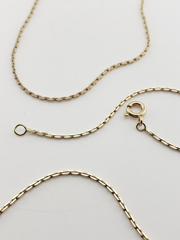 14K Fancy Link Chain Necklace