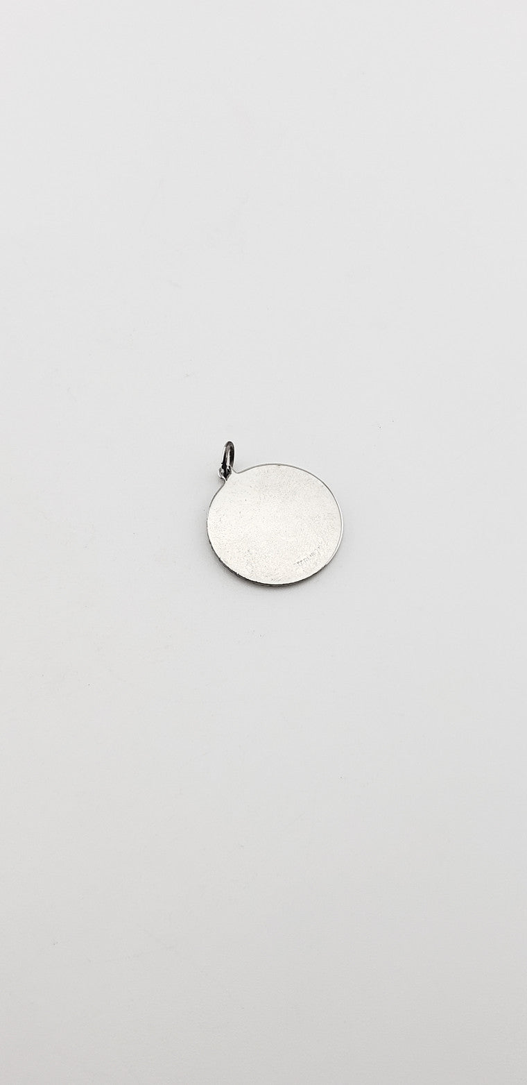 SS Round Engravable Charm