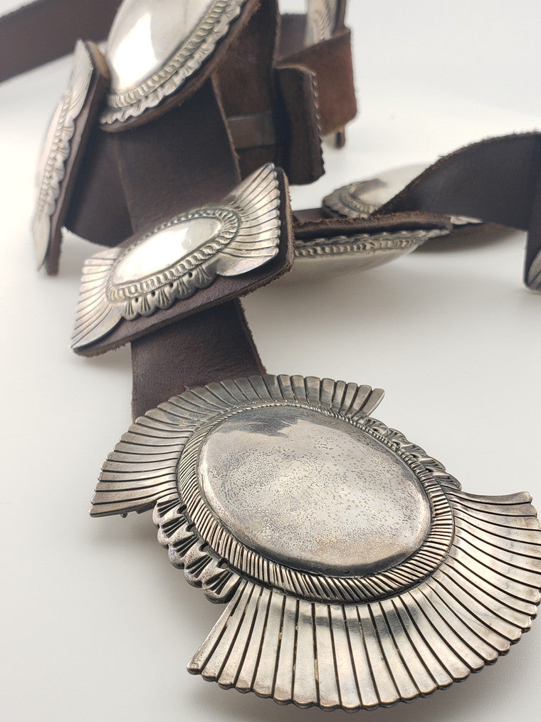 Sterling Brown Leather Belt