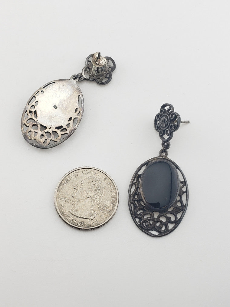 Victorian Style SS Earrings