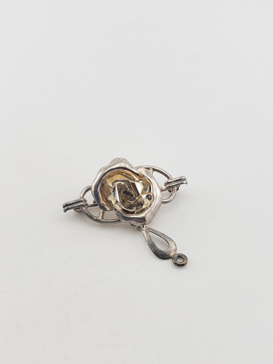 C.1930 SS Flower Pin/Pendant